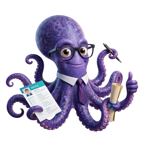 Octopus mascot logo